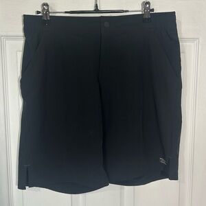 LL Bean Women’s Size 8 Stretch Shorts Black UPF 50+ Outdoor Athletic